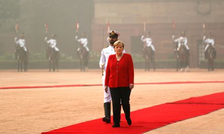 Angela Merkel Narenda Modi Indija