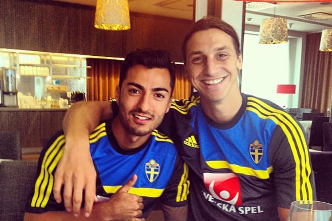 Jiloan Hamad, Zlatan Ibrahimović