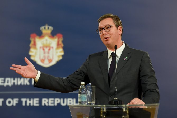 Aleksandar Vučić, Metju Palmer Aleksandar Vučić, Metju Palmer