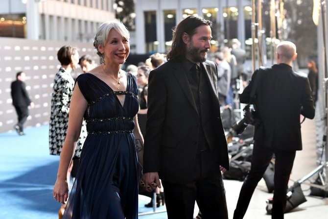 Keanu Reeves sa devojkom Keanu Reeves sa devojkom