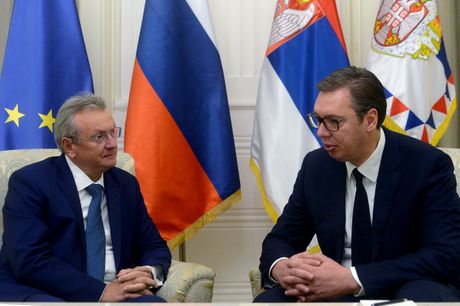 Aleksandar Vučić i Iztok Jarc
