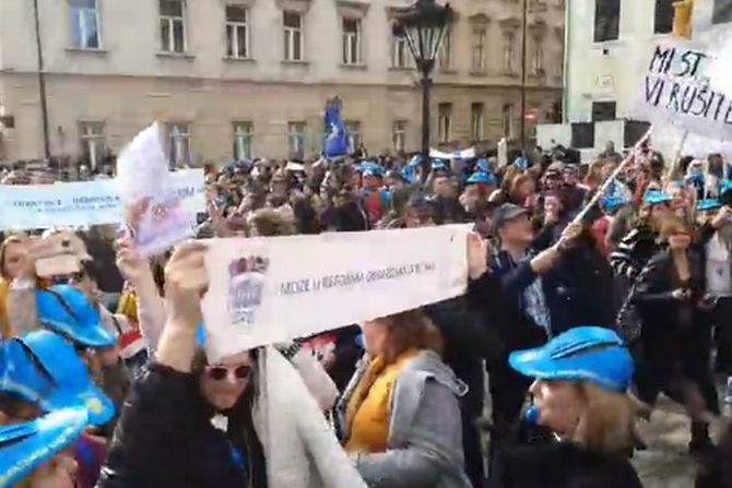 Zagreb protest