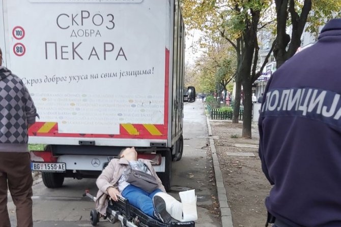 Kamion udario ženu, Novi Beograd Kamion udario ženu, Novi Beograd