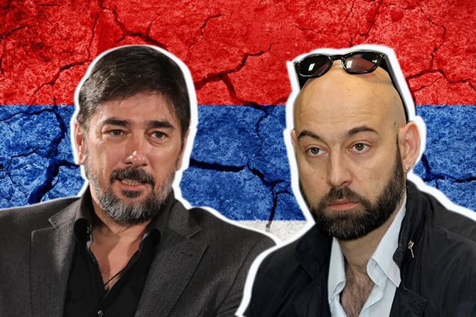 Vojin Cetkovic, Dejan Lutkic, republika srpska, zastava