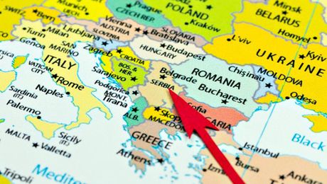 mapa karta srbije srbija balkana