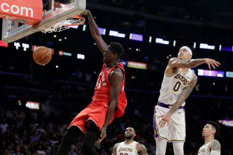NBA LA Lejkers Toronto Raptors