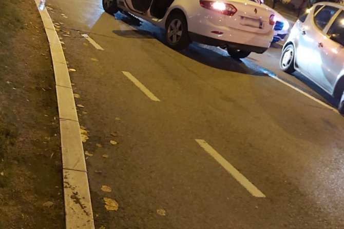 Oboren biciklista, Novi Beograd Oboren biciklista, Novi Beograd