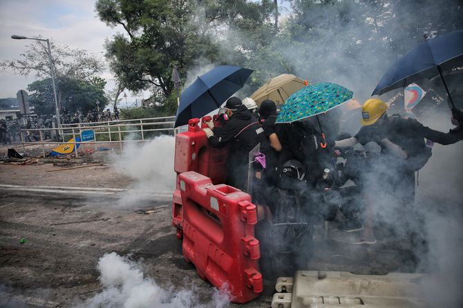 Hongkong protesti