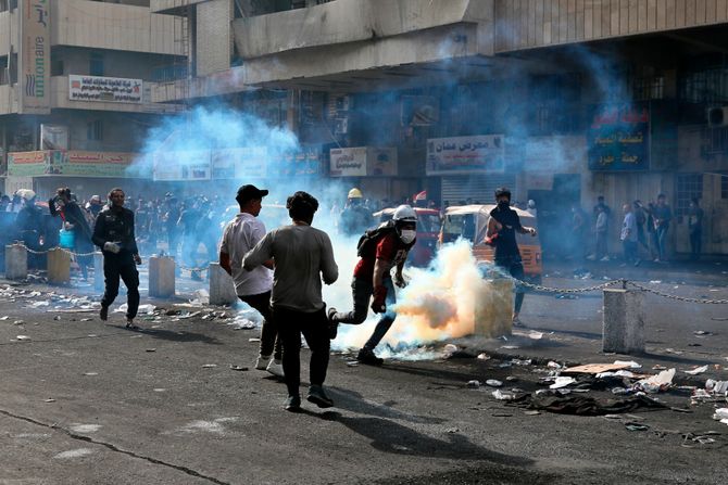 Irak Bagdad protesti