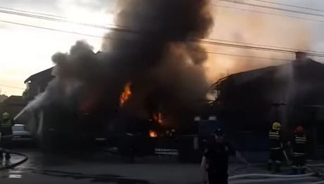 Požar u Leskovcu