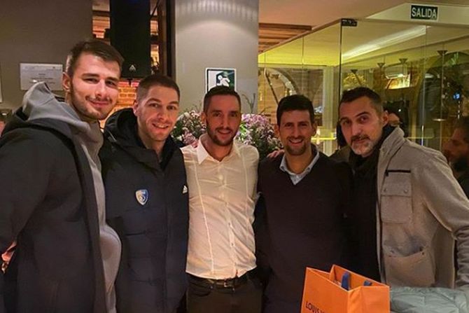 Stefan Jović, Novak Đoković, Viktor Troicki