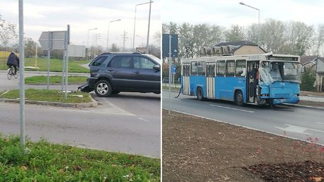 Saobraćajna nezgoda, udes, Novi Sad