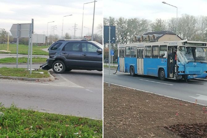 Saobraćajna nezgoda, udes, Novi Sad