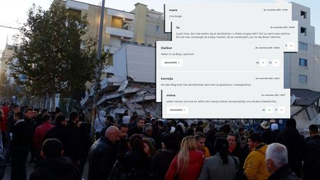 Albanija zemljotres, komentari