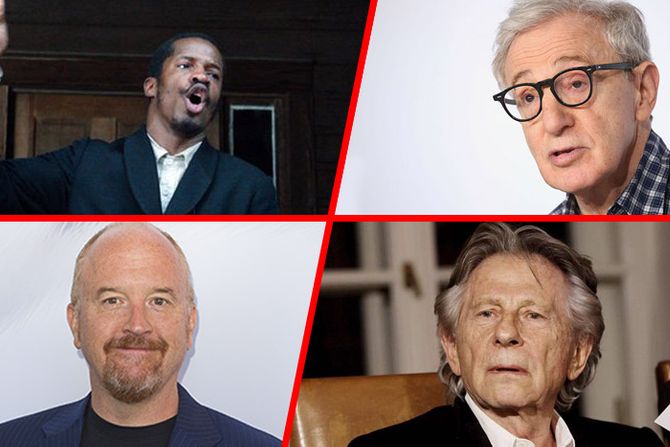 Nate Parker, Louis C.K., Woody Allen, Roman Polanski