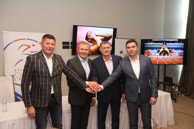 Sergej Bubka, Slobodan Branković, Dobromir Karamarinov