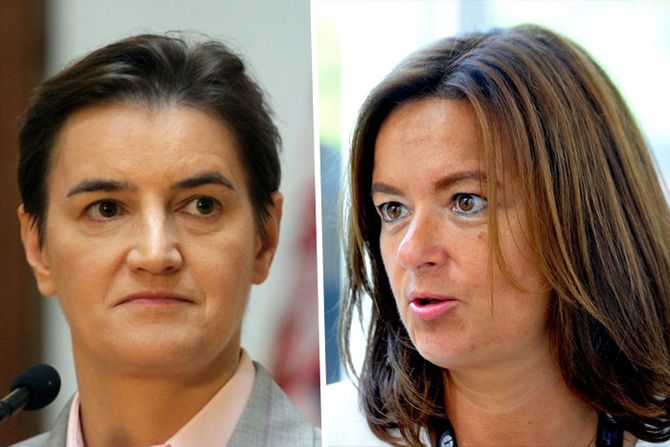 Ana Brnabić i Tanja Fajon