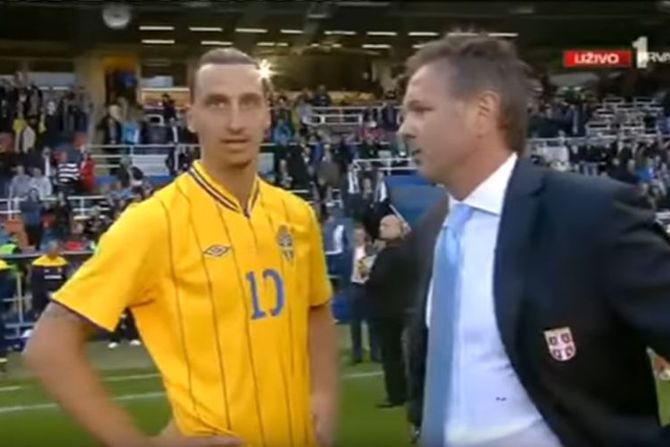 Zlatan Ibrahimović, Siniša Mihajlović