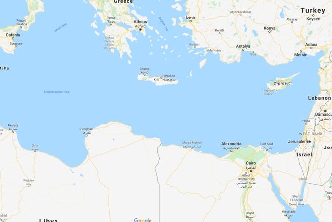 mapa turska libija grčka mapa turska libija grčka