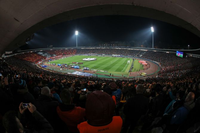 Navijači Crvene zvezde, Delije, Marakana, pun stadion