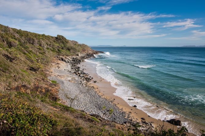 Granite Bay in Noosa National Park on The Sunshine Coast, Queensland, Australia