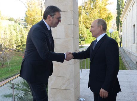 Aleksandar Vucic, Vladimir Putin Aleksandar Vucic, Vladimir Putin