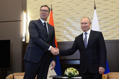 Aleksandar Vucic, Vladimir Putin Aleksandar Vucic, Vladimir Putin