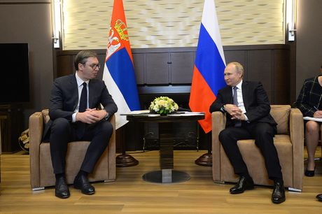 Aleksandar Vucic, Vladimir Putin Aleksandar Vucic, Vladimir Putin