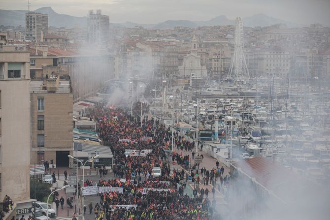 Pariz, Francuska, generalni štrajk, France Strikes