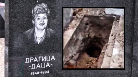 Dragica Krstic, otkopan grob