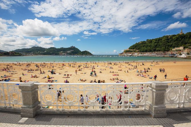 La Concha Beach, Spanija