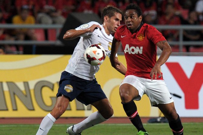 Mario Đurovski, FK Mančester junajted, Anderson Mario Đurovski, FK Mančester junajted, Anderson