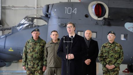 Batajnica, Aleksandar Vučić, Prezentacija helikoptera