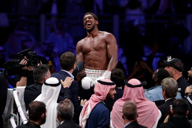 Saudi Arabia Boxing Ruiz Joshua