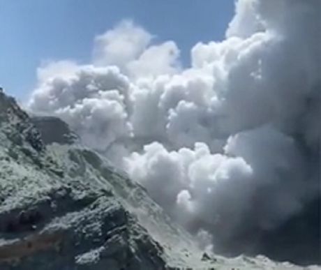 Erupcija vulkana, Novi Zeland