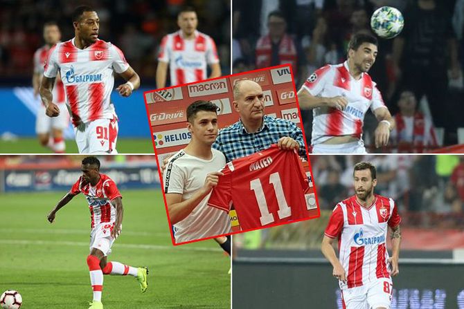 FK Crvena zvezda, Žander, Van la Para, Tomane, Kanjas, Mateo Garsija