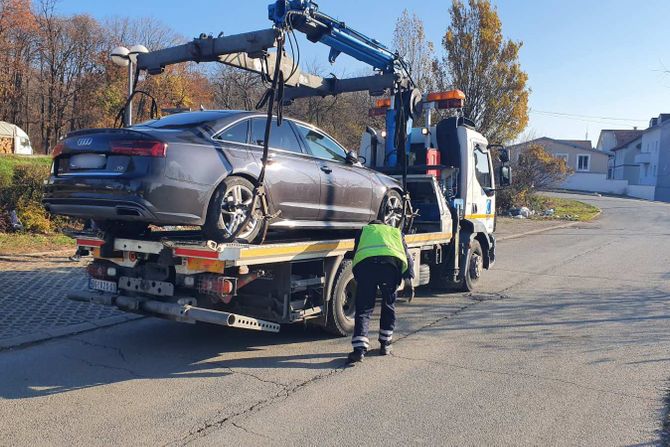 Oduzimanje vozila, šleper