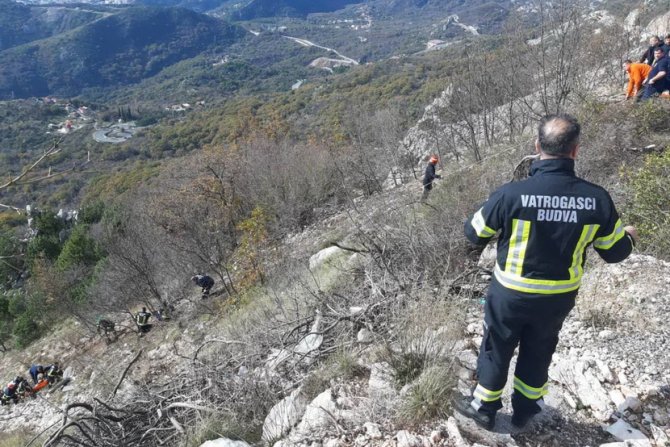 Saobraćajna nesreća, udes, Brajići, na putu Cetinje-Budva