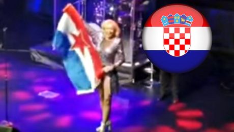 Lepa Brena, Jugoslavija zastava Jugoslavije YU i Hrvatska