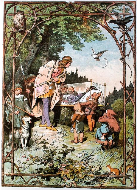 bajke, bajka, Schneewittchen; Darstellung von Alexander Zick bajke, bajka, Schneewittchen; Darstellung von Alexander Zick