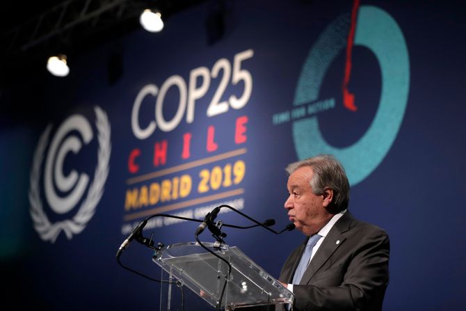 Antonio Gutereš COP25