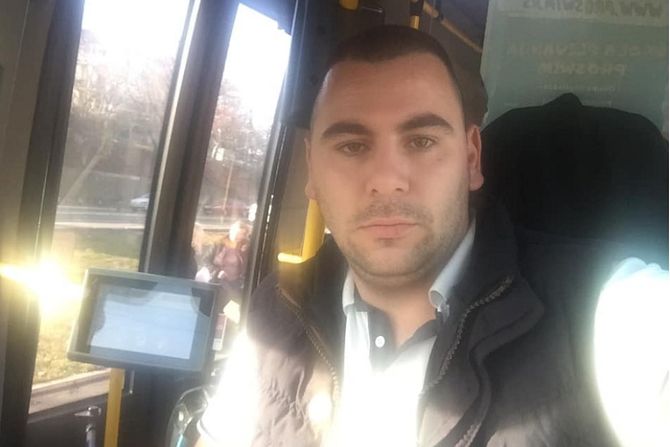 Darko Lazić, vozač autobusa