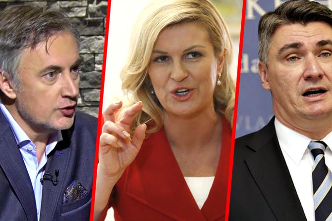 Miroslav Škoro, Kolinda Grabar Kitarović,  Zoran Milanović