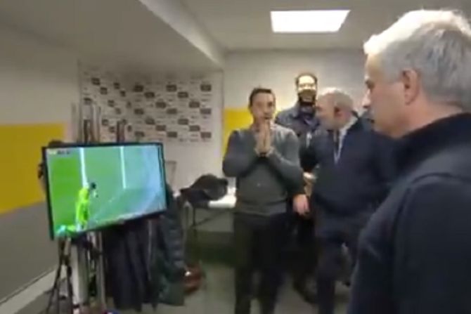 Geri Nevil i Žoze Murinjo Geri Nevil i Žoze Murinjo