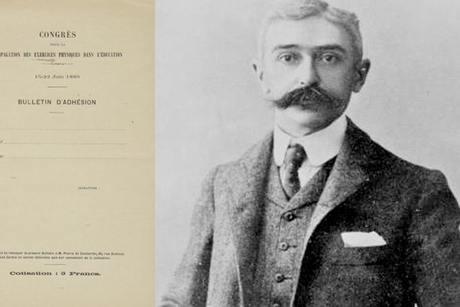 COUBERTIN, PIERRE DE  The Olympic Manifesto, aukcija