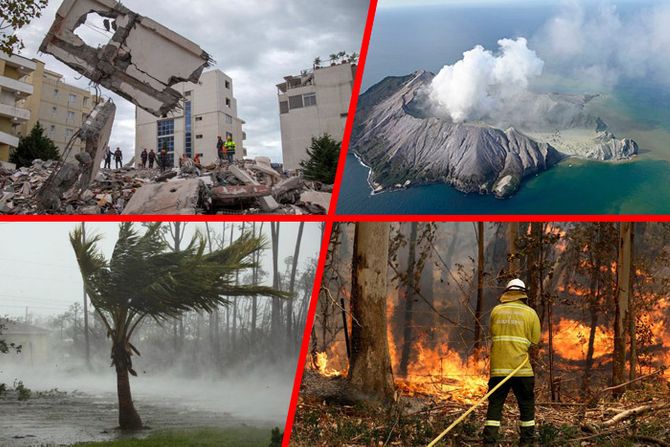 Požari u Australiji, Vulkan, Novi Zeland New Zealand Volcano Erupts, ALBANIJA, RAZORAN ZEMLJOTRES, Uragan Dorijan, Bahami