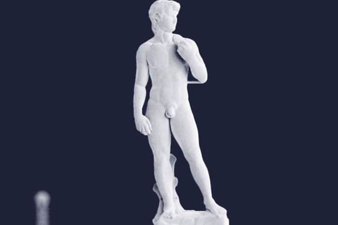 David, 3D print David, 3D print