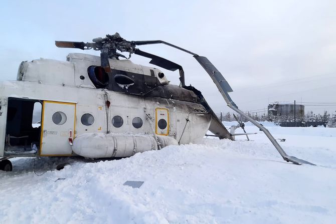 Krasnoyarsk, Krasnojarsk pad helikoptera