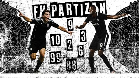 FK Partizan, brojevi igrača nekad i sad