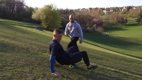 VIP fitnes u prirodi, Aleksandar Radojičić, Marko Mažar